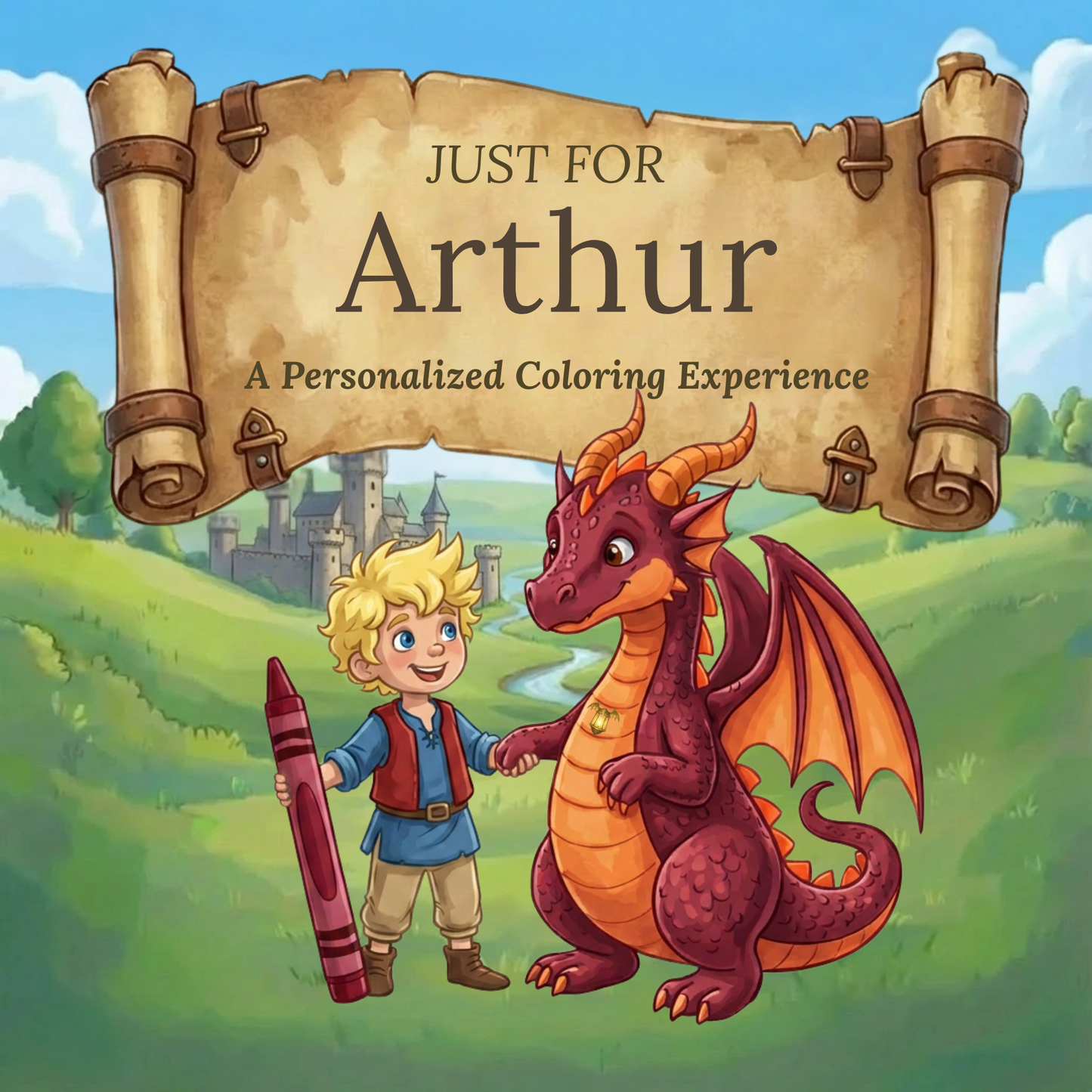 Arthur Personalized Coloring Book | Ages 4-8 | L.K. Bunting