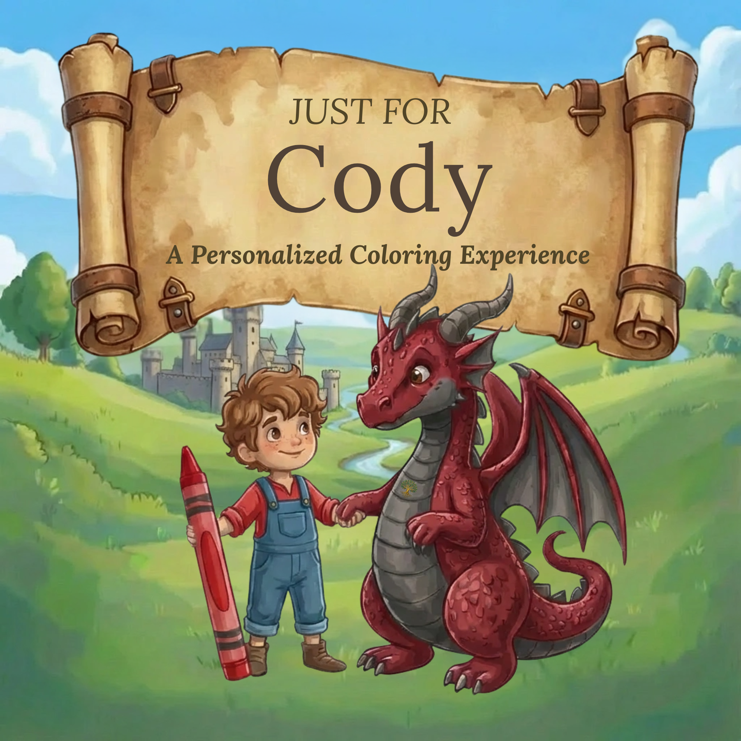 Cody Personalized Coloring Book | Ages 4-8 | L.K. Bunting