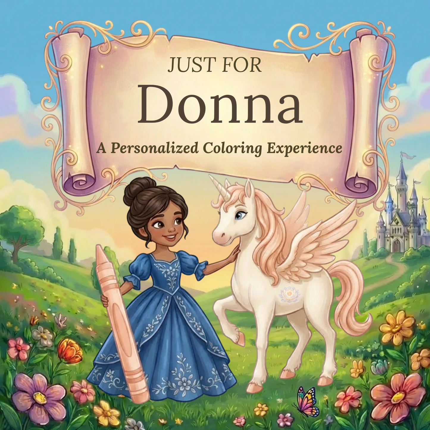 Donna Personalized Coloring Book | Ages 4-8 | L.K. Bunting