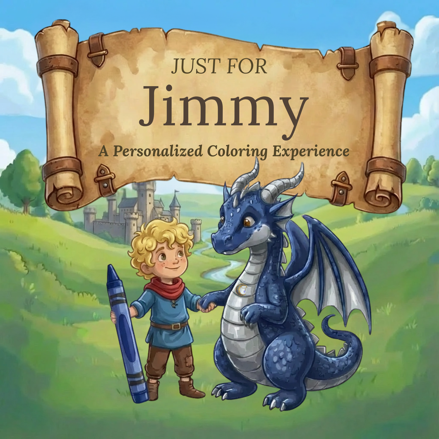 Jimmy Personalized Coloring Book | Ages 4-8 | L.K. Bunting