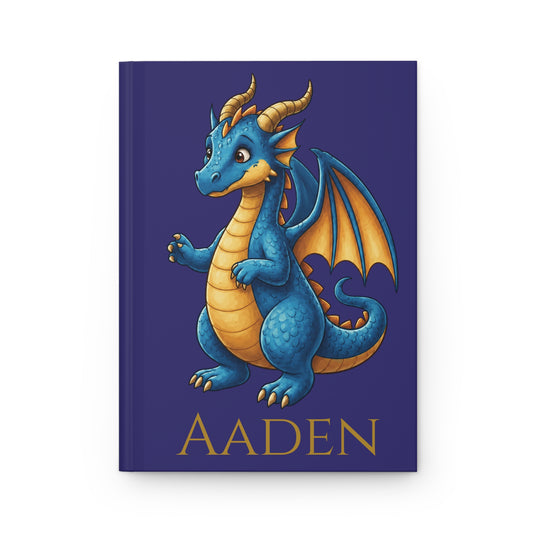Aaden Dragon Journal | Personalized Hardcover Notebook