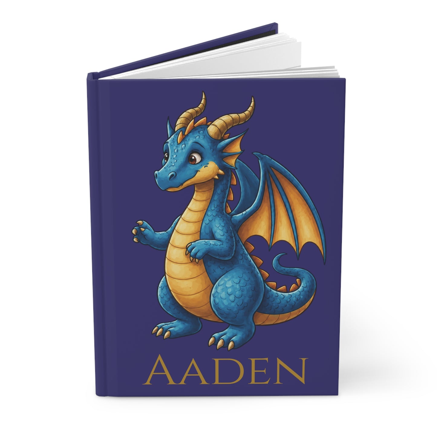Aaden Dragon Journal | Personalized Hardcover Notebook