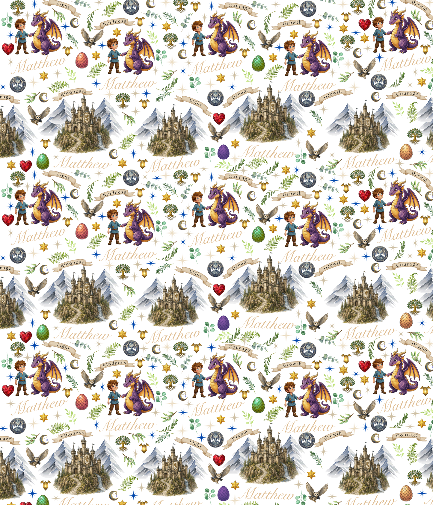 Matthew Personalized Gift Wrap
