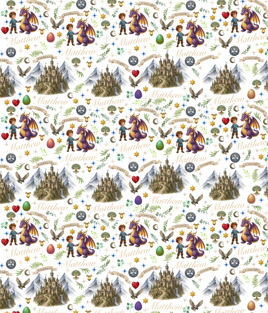 Matthew Personalized Gift Wrap