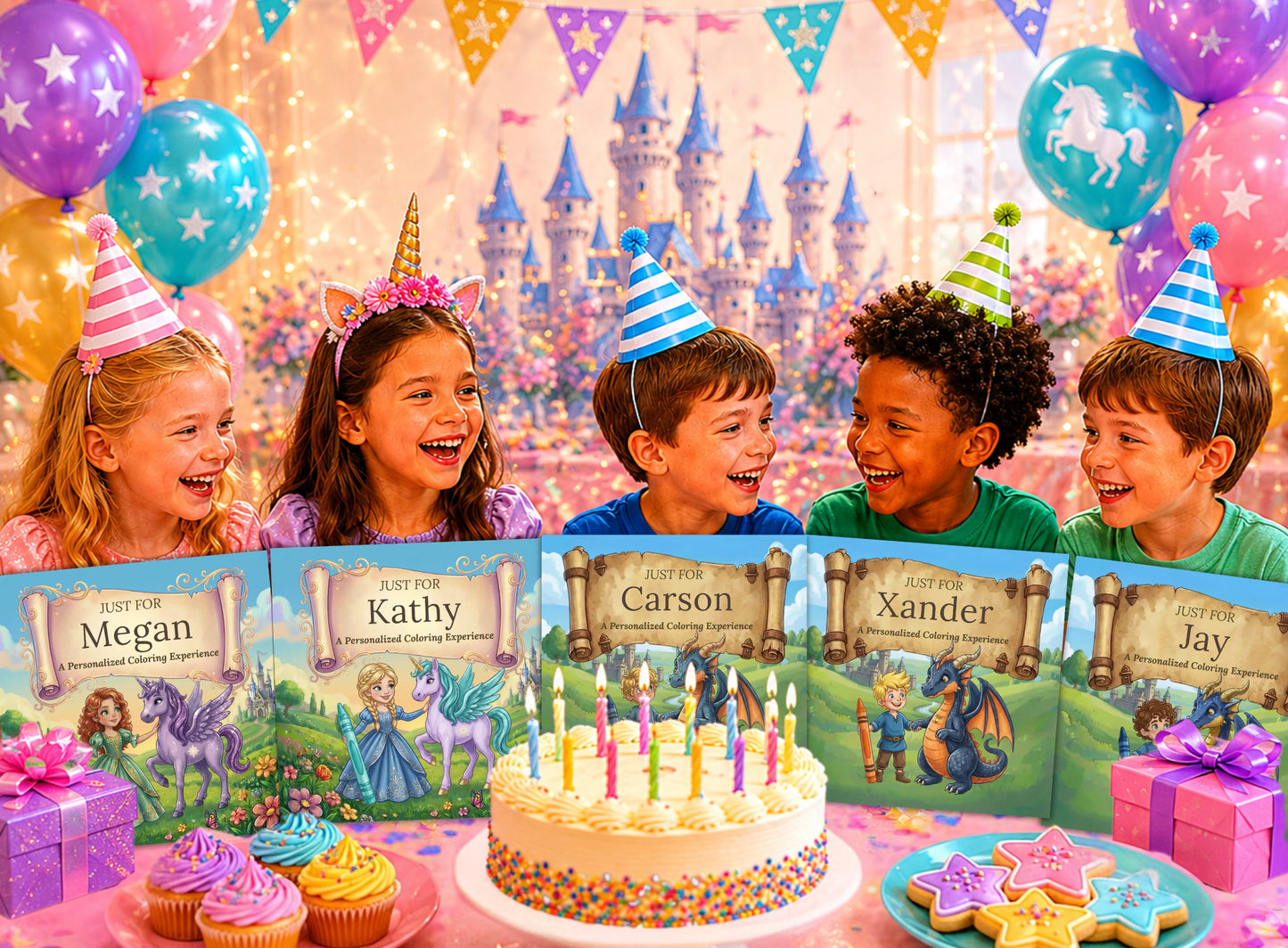 Carson Personalized Coloring Book | Ages 4-8 | L.K. Bunting