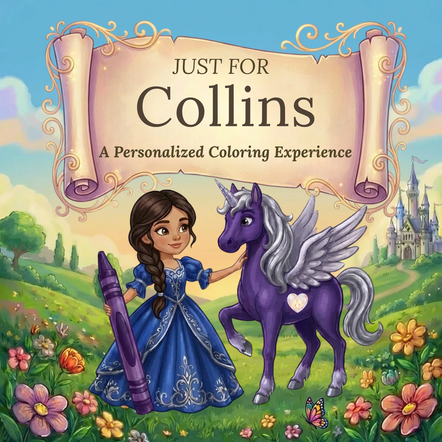 Collins Personalized Coloring Book | Ages 4-8 | L.K. Bunting