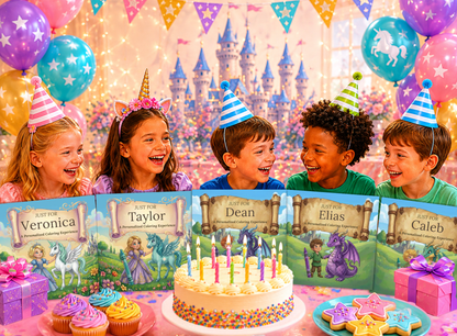 Dean Personalized Coloring Book | Ages 4-8 | L.K. Bunting