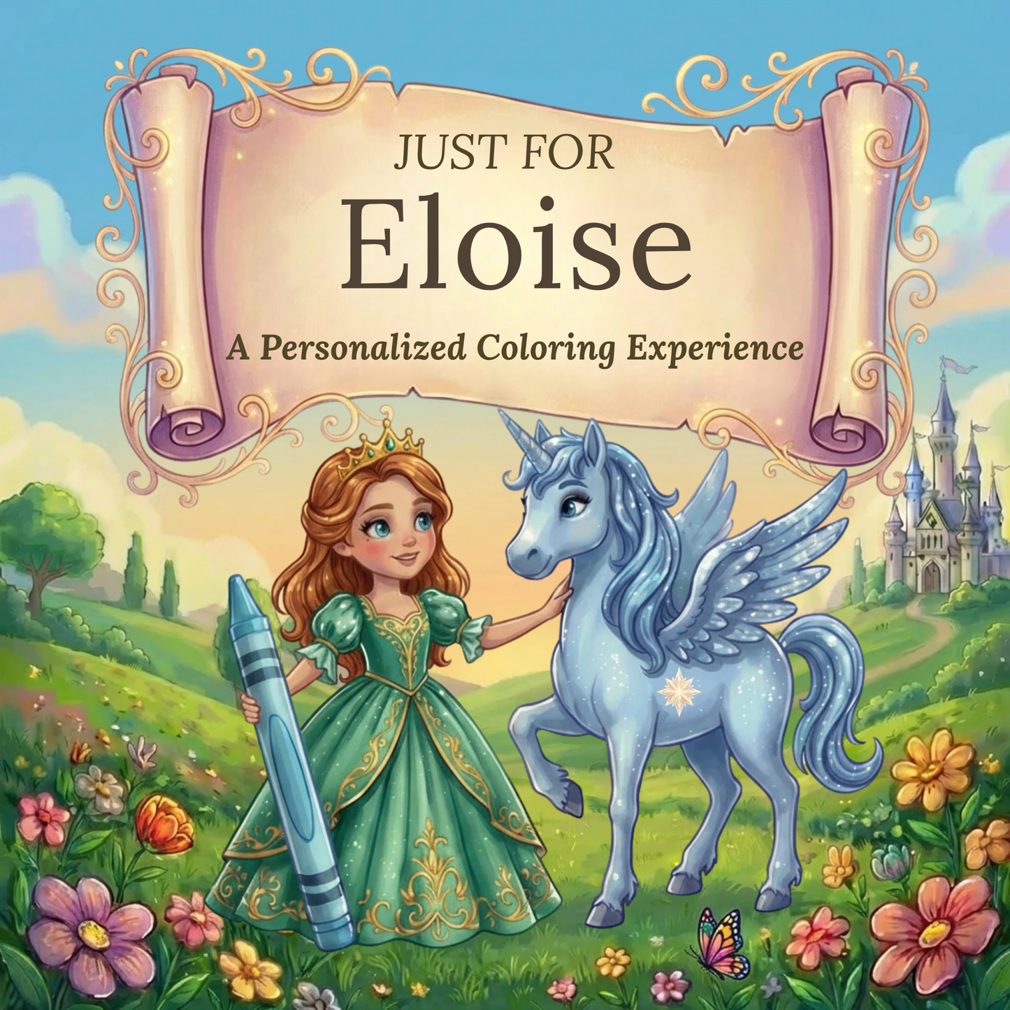 Eloise Personalized Coloring Book | Ages 4-8 | L.K. Bunting