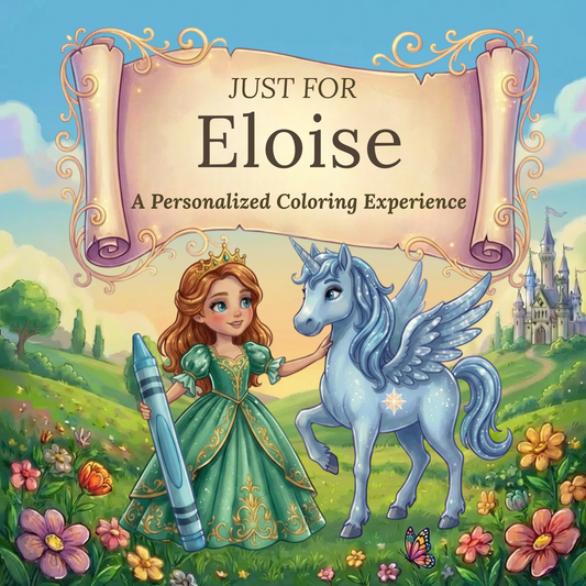 Eloise Personalized Coloring Book | Ages 4-8 | L.K. Bunting