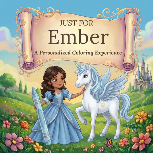Ember Personalized Coloring Book | Ages 4-8 | L.K. Bunting