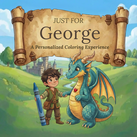 George Personalized Coloring Book | Ages 4-8 | L.K. Bunting