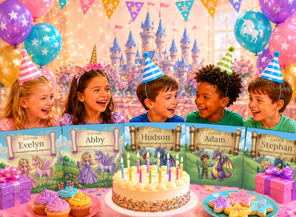 Hudson Personalized Coloring Book | Ages 4-8 | L.K. Bunting