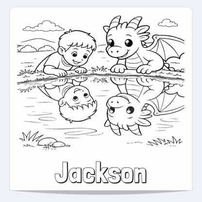 Jackson Personalized Coloring Book | Ages 4-8 | L.K. Bunting