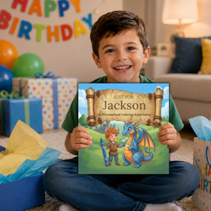 Jackson Personalized Coloring Book | Ages 4-8 | L.K. Bunting