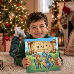 Jackson Personalized Coloring Book | Ages 4-8 | L.K. Bunting