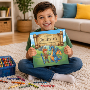 Jackson Personalized Coloring Book | Ages 4-8 | L.K. Bunting