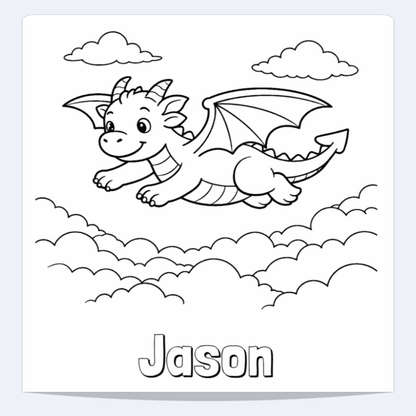 Jason Personalized Coloring Book | Ages 4-8 | L.K. Bunting