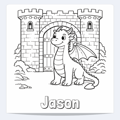 Jason Personalized Coloring Book | Ages 4-8 | L.K. Bunting