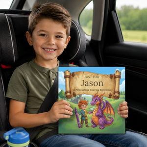 Jason Personalized Coloring Book | Ages 4-8 | L.K. Bunting