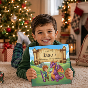 Jason Personalized Coloring Book | Ages 4-8 | L.K. Bunting