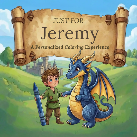 Jeremy Personalized Coloring Book | Ages 4-8 | L.K. Bunting