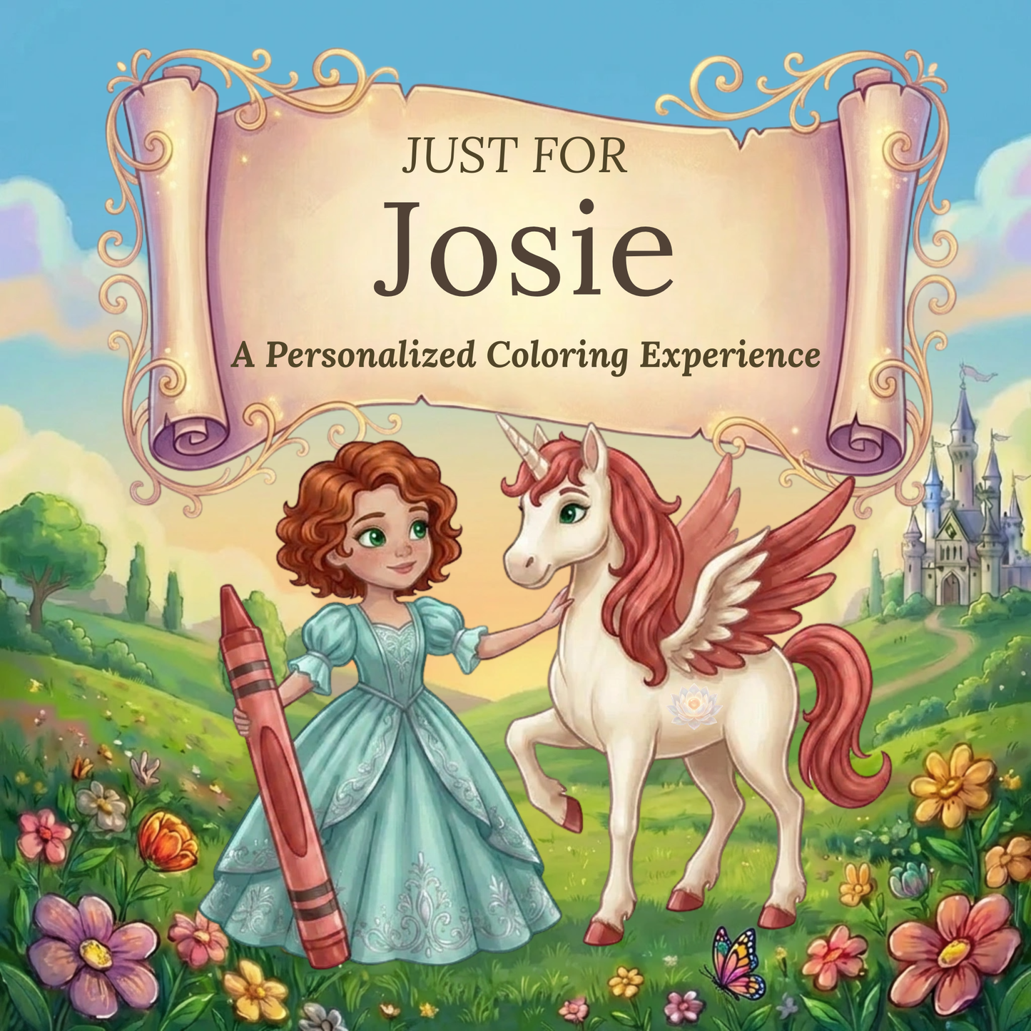 Josie Personalized Coloring Book | Ages 4-8 | L.K. Bunting