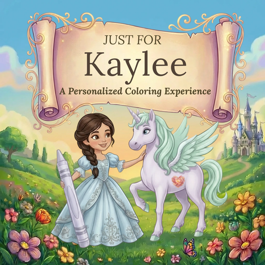 Kaylee Personalized Coloring Book | Ages 4-8 | L.K. Bunting