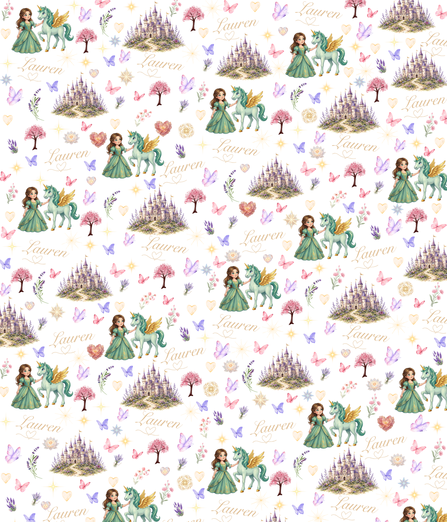Lauren Personalized Gift Wrap