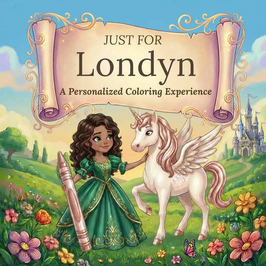 Londyn Personalized Coloring Book | Ages 4-8 | L.K. Bunting