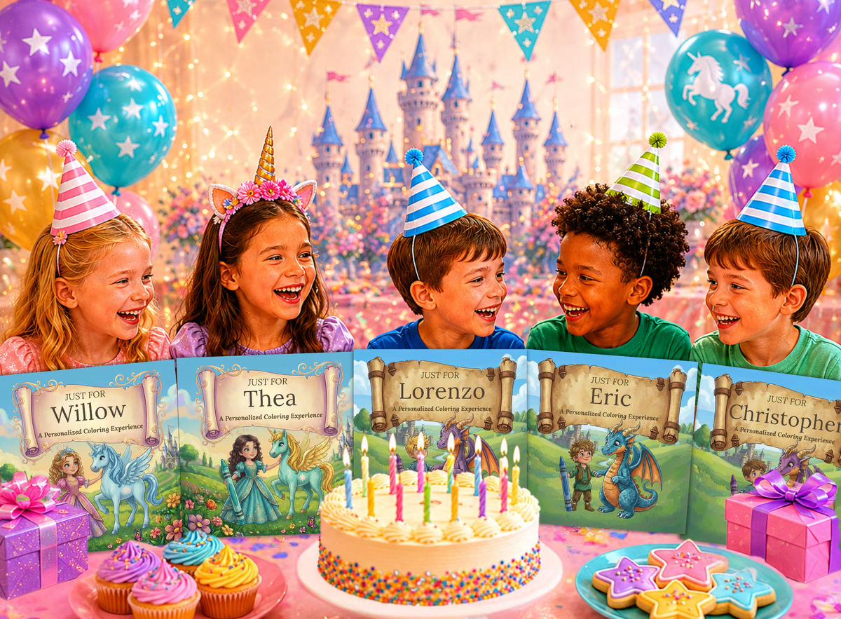 Lorenzo Personalized Coloring Book | Ages 4-8 | L.K. Bunting