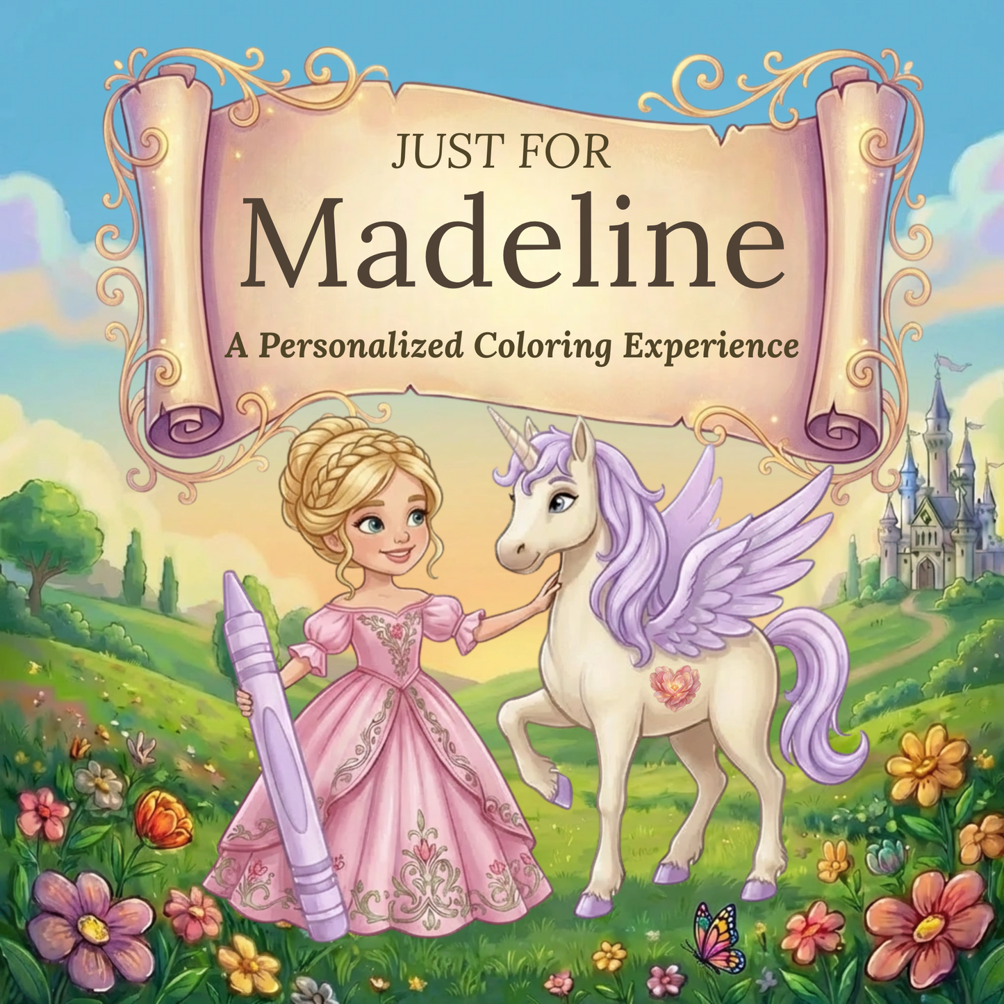 Madeline Personalized Coloring Book | Ages 4-8 | L.K. Bunting