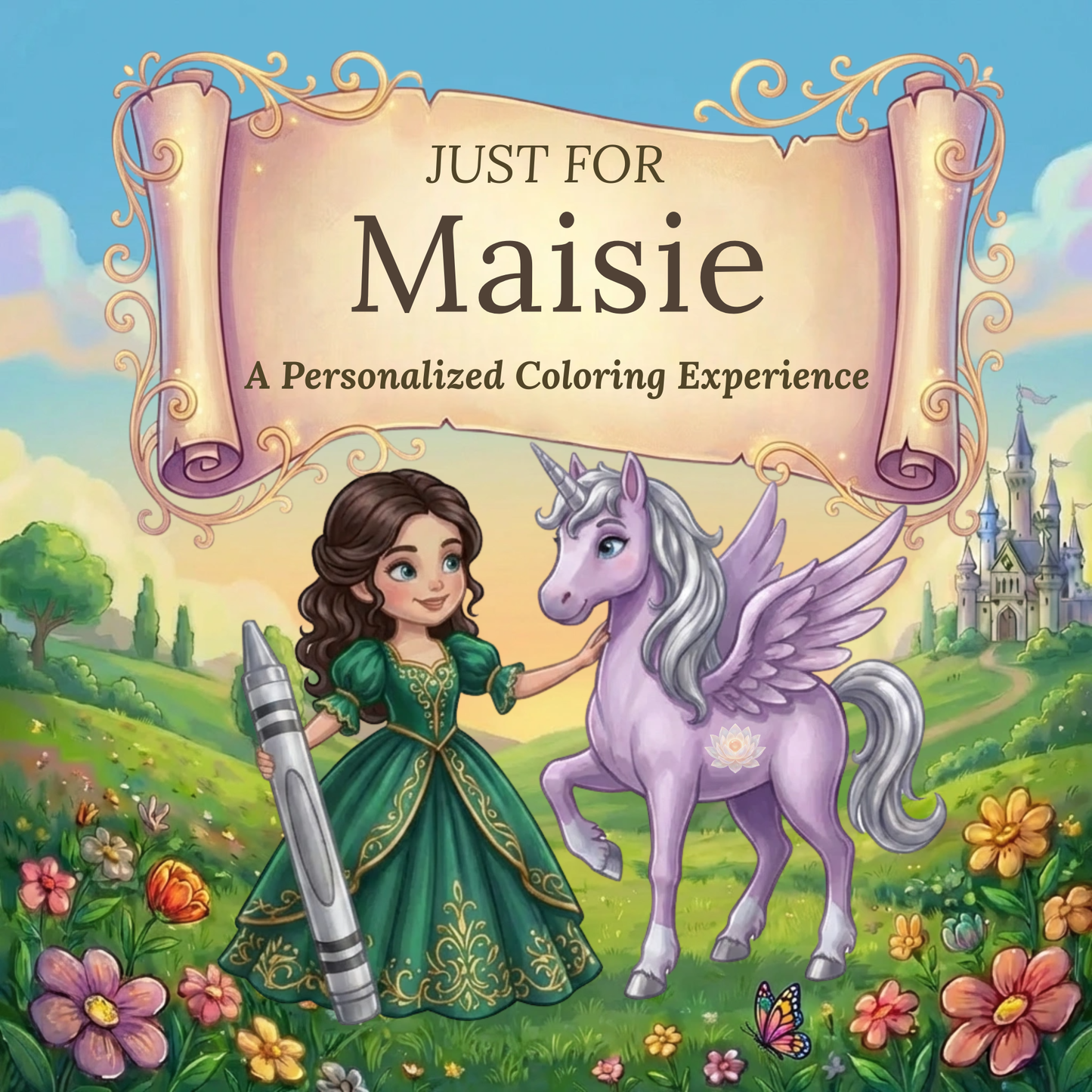 Maisie Personalized Coloring Book | Ages 4-8 | L.K. Bunting