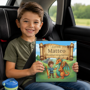 Matteo Personalized Coloring Book | Ages 4-8 | L.K. Bunting