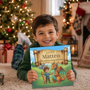 Matteo Personalized Coloring Book | Ages 4-8 | L.K. Bunting