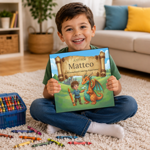 Matteo Personalized Coloring Book | Ages 4-8 | L.K. Bunting