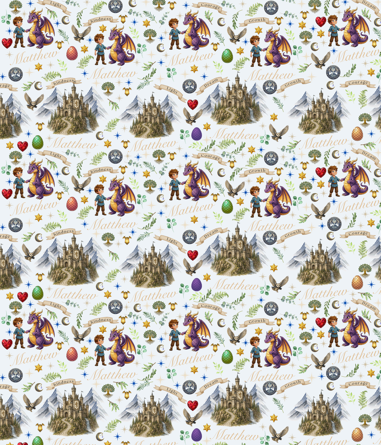 Matthew Personalized Gift Wrap