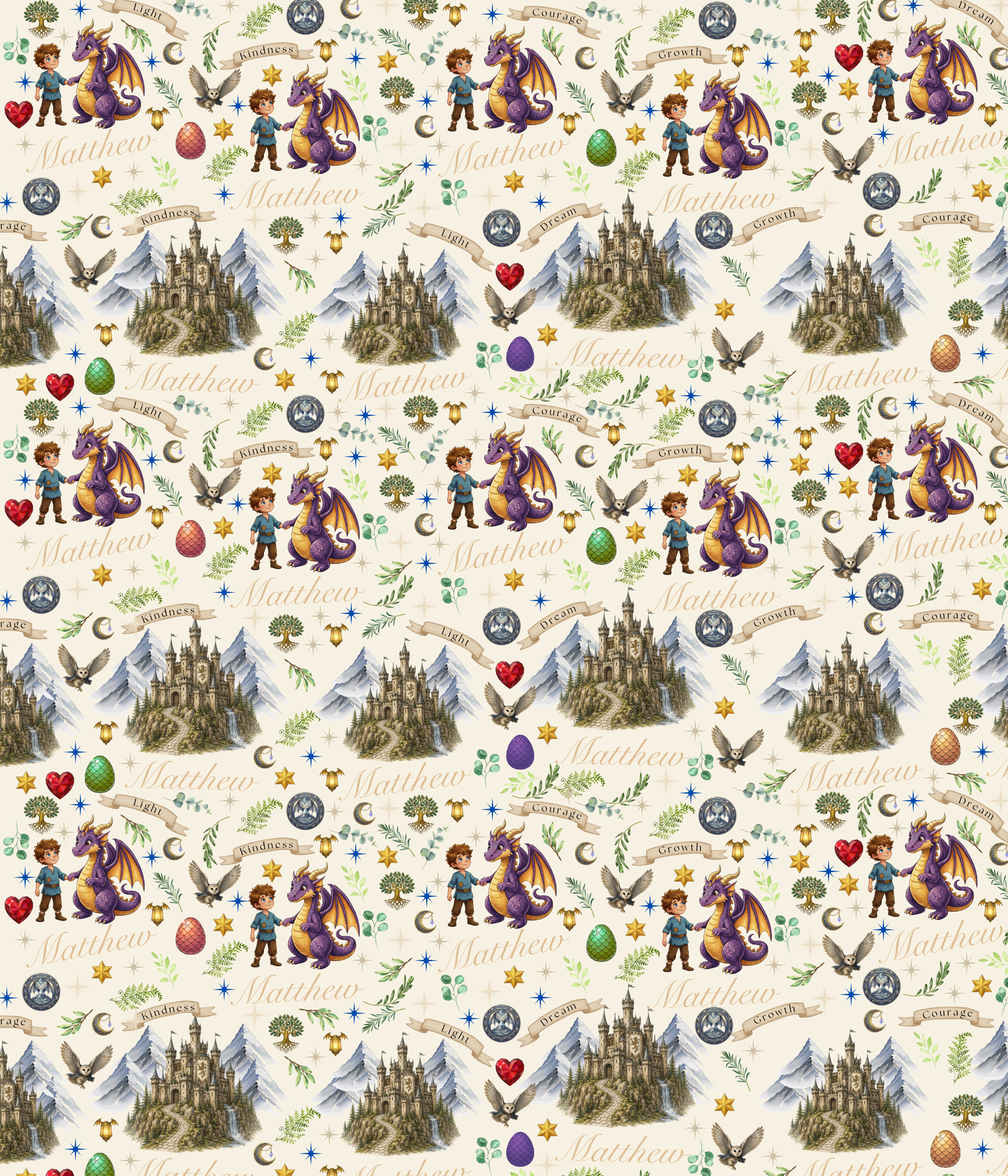 Matthew Personalized Gift Wrap