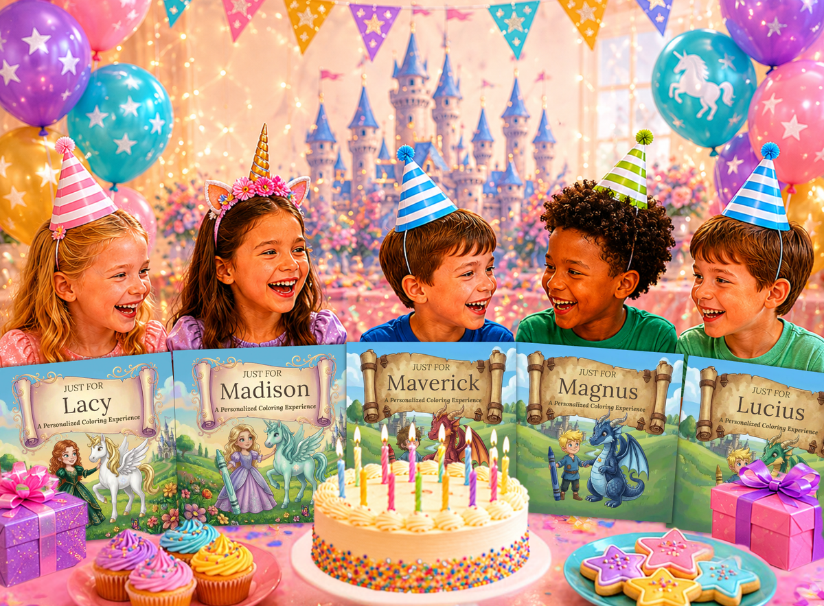 Maverick Personalized Coloring Book | Ages 4-8 | L.K. Bunting
