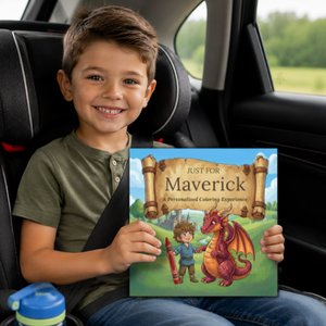 Maverick Personalized Coloring Book | Ages 4-8 | L.K. Bunting