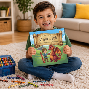 Maverick Personalized Coloring Book | Ages 4-8 | L.K. Bunting
