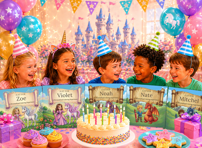 Noah Personalized Coloring Book | Ages 4-8 | L.K. Bunting