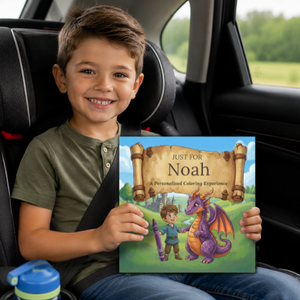 Noah Personalized Coloring Book | Ages 4-8 | L.K. Bunting