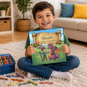 Noah Personalized Coloring Book | Ages 4-8 | L.K. Bunting