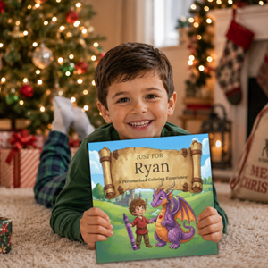 Ryan Personalized Coloring Book | Ages 4-8 | L.K. Bunting