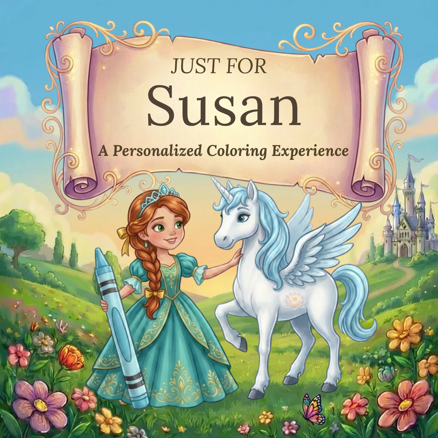 Susan Personalized Coloring Book | Ages 4-8 | L.K. Bunting